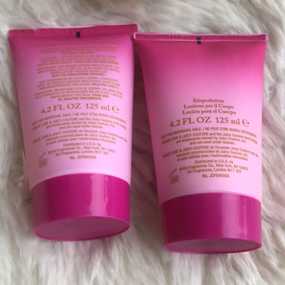 Peace love juicy couture lotion and shower gel set - Picture 2 of 4